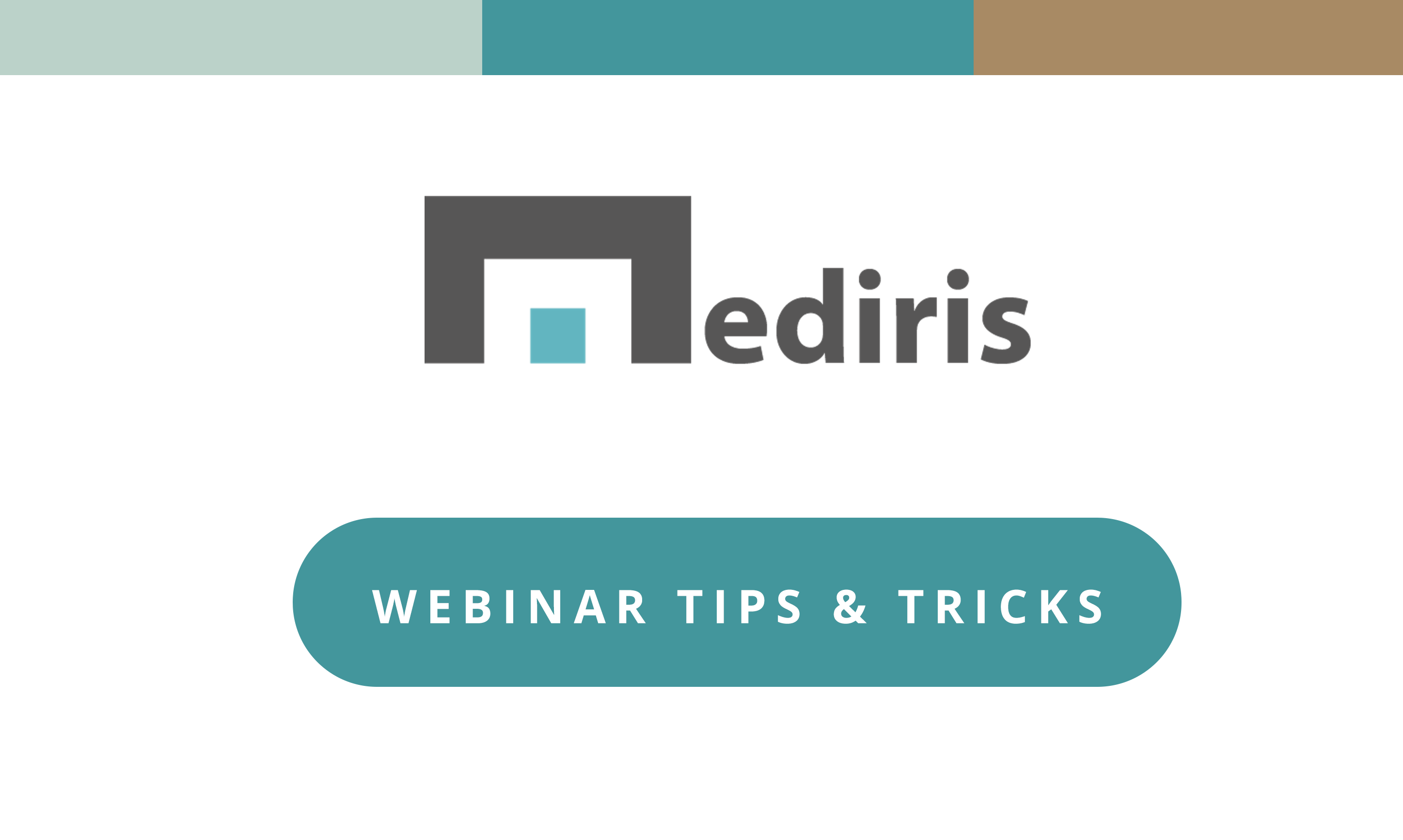 Tips en tricks in Mediris